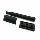 4  Long Stainless Steel Double Edge Safety Razor German Made With Case   Blades