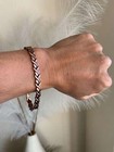 Swirl Pure Copper Magnetic Bracelet Therapy Balance Arthritis Pain Energy Joy 