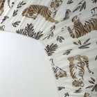 Honest Baby Organic Cotton Fitted Crib Sheet - Tiger Cub
