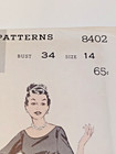 Butterick 8402 Separates Skirt Blouse Sewing Pattern Ladies 14 Vtg Uc Slim Full