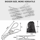 Clothes Pins Heavy Duty Outdoor 30 40 Pack Stainless Steel Clothespins  Metal