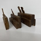 Antique Wooden Molding Planes Lot Of 3 Owasco Bush M  Crannel Ny