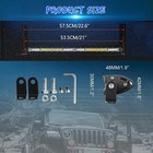 20  Led Light Bar Spot Flood Combo  4inch Pods Offroad For Jeep Truck Suv wiring