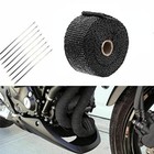 2 Inch By 16 5 Feet Exhaust Manifold Heat Wrap Thermal 2 Inch X 16 5 Feet Black