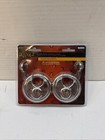2pk Packrite Defense2 Stainless Steel Disc Padlock 2-3 4  And Two Keys