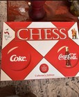 Coca-cola Vs Coke Collector   s Edition Classic Chess Game Red white Soda Theme