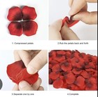 4000 Artificial Red Rose Petals Flower Romantic Night Wedding Event Party Decor