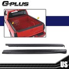 2pcs Black Bed Rail Cover  Compatible With Chevy Silverado 5  8  2007-13 Tailgate