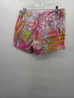 Pre-owned Lilly Pulitzer Pink Size 6 Cotton Callahan Printed Shorts
