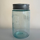Mason s Keystone Patent Nov  30th 1858 Pint Jar Presto Metal Band   Glass Lid