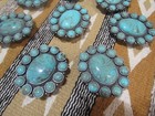 Double D Ranch 8 Turquoise Conchos Euc