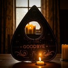Haunted Active Spirit Ouija Board Planchette Curse Baphomet Goodbye Abandoned W