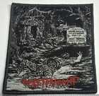 Witch Vomit The Webs Of Horror Grey Border Woven Patch