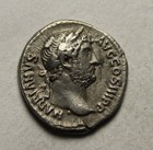 Rare Genuine Ancient Roman Silver Coin Denarius Hadrian 134 Fortuna Cornucopiae