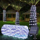 39ft-78ft Led Solar Rope Tube Lights Waterproof String Light Outdoor Garden Lamp