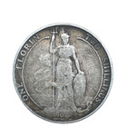 Great Britain 1902 Florin Edward Vii   925 Silver Coin  Km 801