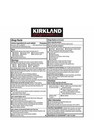 Kirkland Signature Ibuprofen 200mg Pain Reliever fever Reducer Tablets 500