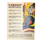 Vintage Cabaret The New Musical Souvenir Program W  Special Record 1960s