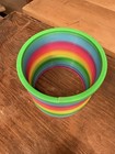 Plastic Slinky Style Coil Rainbow Spring Toy 5 6 Inch Giant Large Walking Jumbo