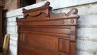 Beautiful   Antique Walnut Victorian Eastlake Bed And Dresser