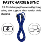 3 Pack Usb Charging Cable 10ft For Iphone 14 13 12 11 8 7 Fast Charger Data Cord