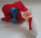 Vintage Mini Red Robin Advertising Promotional Plush Stuffed Animal 4 5 Inches