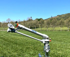 2  Yuzuak Jet 50t Big Gun Sprinkler   Wheeled Cart Pasture  Arena  Farm 300 Feet