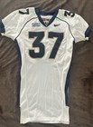 Nike 2001-2003 Byu Game Used Football Jersey  37 White-blue Size 46