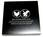 2021-s   W- U s  Mint Limited Edition Silver Proof Set American Eagle Collection
