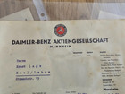 Mercedes-benz Wwii Ww2 Documents     Original Lot Of 3 Wartime Letters W  Stamps