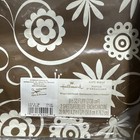 Vintage Hallmark Floral Gift Wrap Lot Of 2 Sealed Paper Packs Brown White Nos