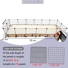 Jogepeyo Guinea Pig Cage Liner   washable Waterproof C c 2x6 24x72 Inches   Red