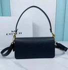 Coach F73995 Tabby Shoulder Bag 26 Polished Pebble Leather Black Outlet New
