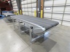 Habasit 38 x 11  6  Slider Bed Conveyor 33 5 w Grip Belt 220v 3ph 5fpm