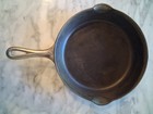 Vtg Griswold    erie    Large Slant Logo No  7 Cast Iron Skillet 701 With Heat Ring
