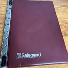 Vtg Safeguard Business Systems Inc Checkbook Holder Binder 1725 Board 8 Hole