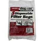 Shop-vac Type B Filter Bags 906-68 Lot Of 4  3   1  For 2   2 5 Gal qam70