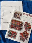 2003    gypsy Wagon  Uncut Pattern A Quilted Soft Sculpture By Arley Berryhill