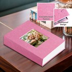 Photo Album 4x6 50 Pockets 2 Packs Small Mini Capacity Leather Photo Albums Ea