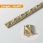 Zefuriam 0 8  X49 2ft Champagne Gold Peel And Stick 3 Pack 