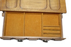 Vintage Japanese Mcm Wood Jewelry Box Dresser Vanity Valet Organizer
