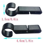 10 Pcs Helmet Clips For Headlamp headlamp Hook hard Hat Light 1 8 Inch  10pcs