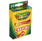Crayola 24 Count Assorted Color Crayons 1 Pack Classic Colors Free Shipping