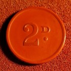 Kingston Upon Hull England Transport Transit Token 2 D 405 De  Lot Br34