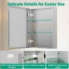 Habiubiu 20 X 26 In Medicine Cabinet Mirror bathroom 20 X 26 Inches  Silvery