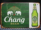 Tin Metal Sign Singha Chang Thai Beer Vintage Decor Wall Art Poster Pub Bar Shop