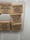 Stampin Up Elegant Inspirations Set Of 8 Rubber Wood Stamps
