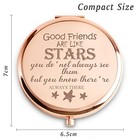 Friendship Gifts For Women Girls  Personalized Compact Mirror  Mothers Day 