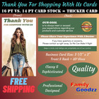 200 Ct Classy Ebay Seller Thank You For Your Purchase Cards  Buy 2 Get 1 Free