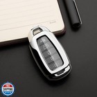 Tengare Car Key Fob Cover Compatible With Hyundai Key Case Silver Protector K